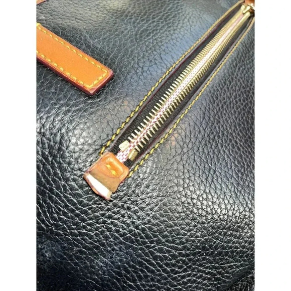 Dooney & Bourke Black and Tan Crossbody Bag - Picture 7 of 11